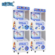 Máquina de brinquedo de cápsula de dupla camada a fichas