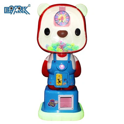 Máquina de venda automática de brinquedo de cápsula de urso fofo
