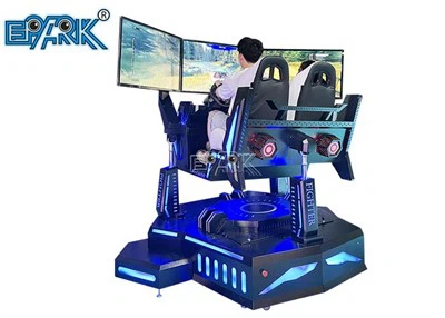 Carro de corrida VR de três eixos e três telas