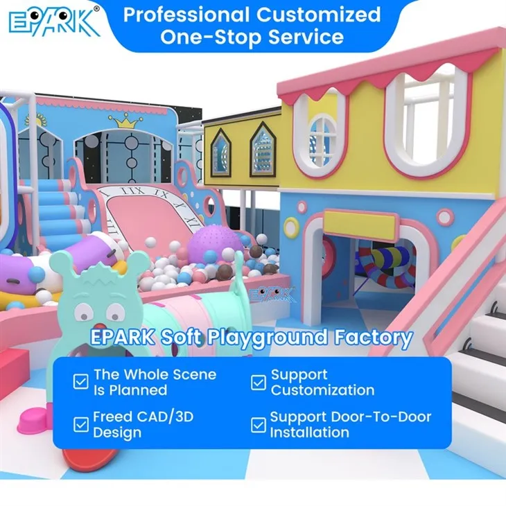 160m² Indoor Playground For Kids | Safe & Fun Soft Play Park high quality