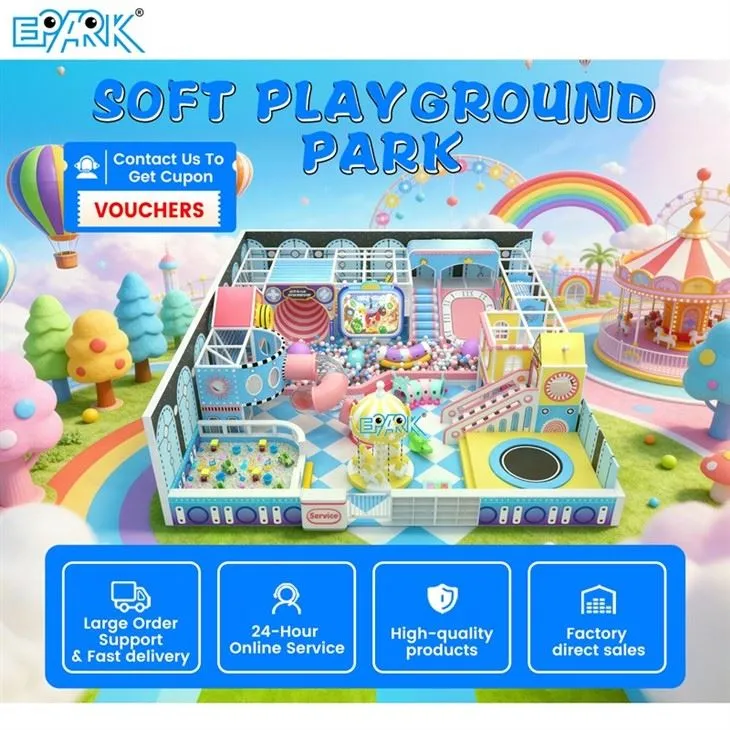 160m² Indoor Playground For Kids | Safe & Fun Soft Play Park factory