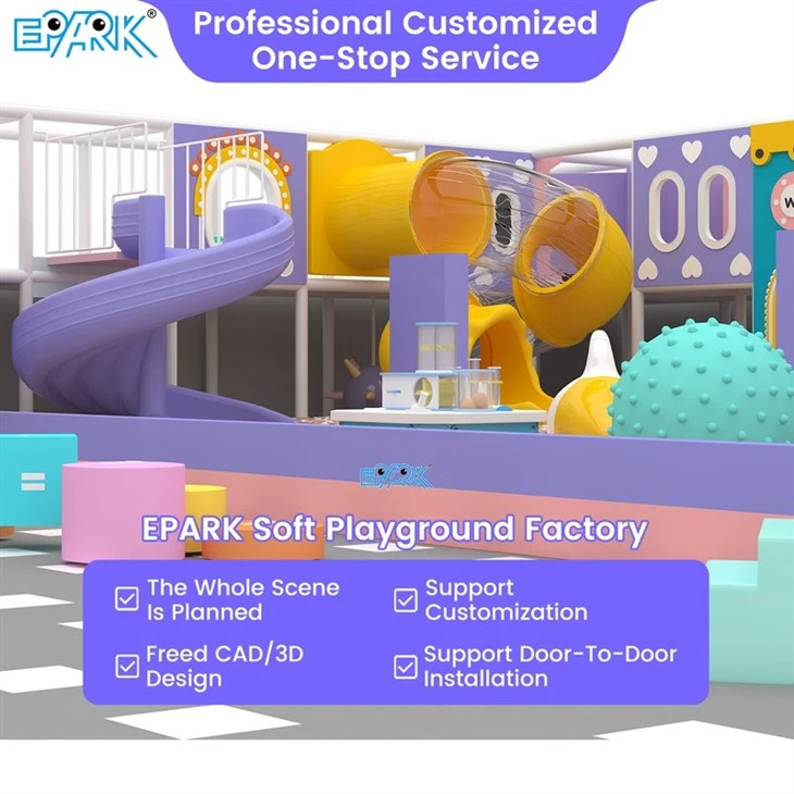432m² Custom Indoor Playground Equipment |Soft Play Solutions high quality